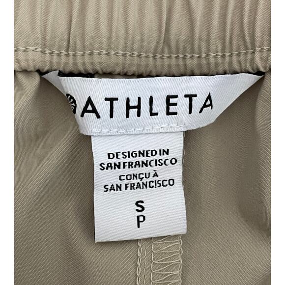 Athleta Cascade Poplin Cargo Short Oak Small Outdoors Hiking Athletic Camping - Picture 11 of 13